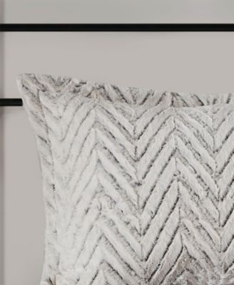 Adelyn Faux Fur 3-Pc. Duvet Cover Set, King