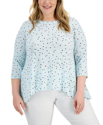 Anne Klein - Plus Size Trapeze Top