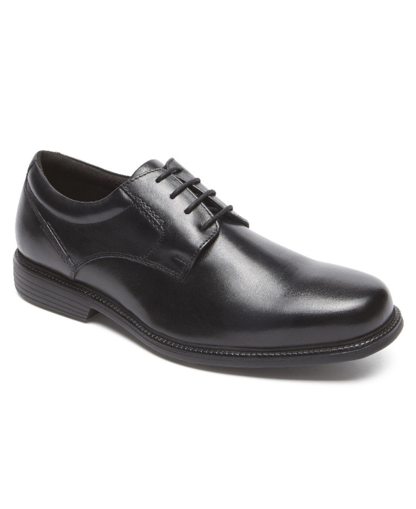 Обувь Rockport Men's Charlesroad Plaintoe Dress Shoes, цвет: Чёрный — фото 1