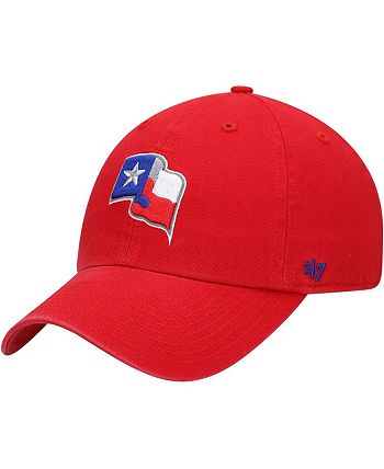 47 Brand Texas Rangers Pink CLEAN UP Cap - Macy's