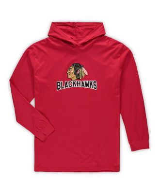 Men's Red Chicago Blackhawks Big and Tall Pullover Hoodie and Joggers Sleep Set