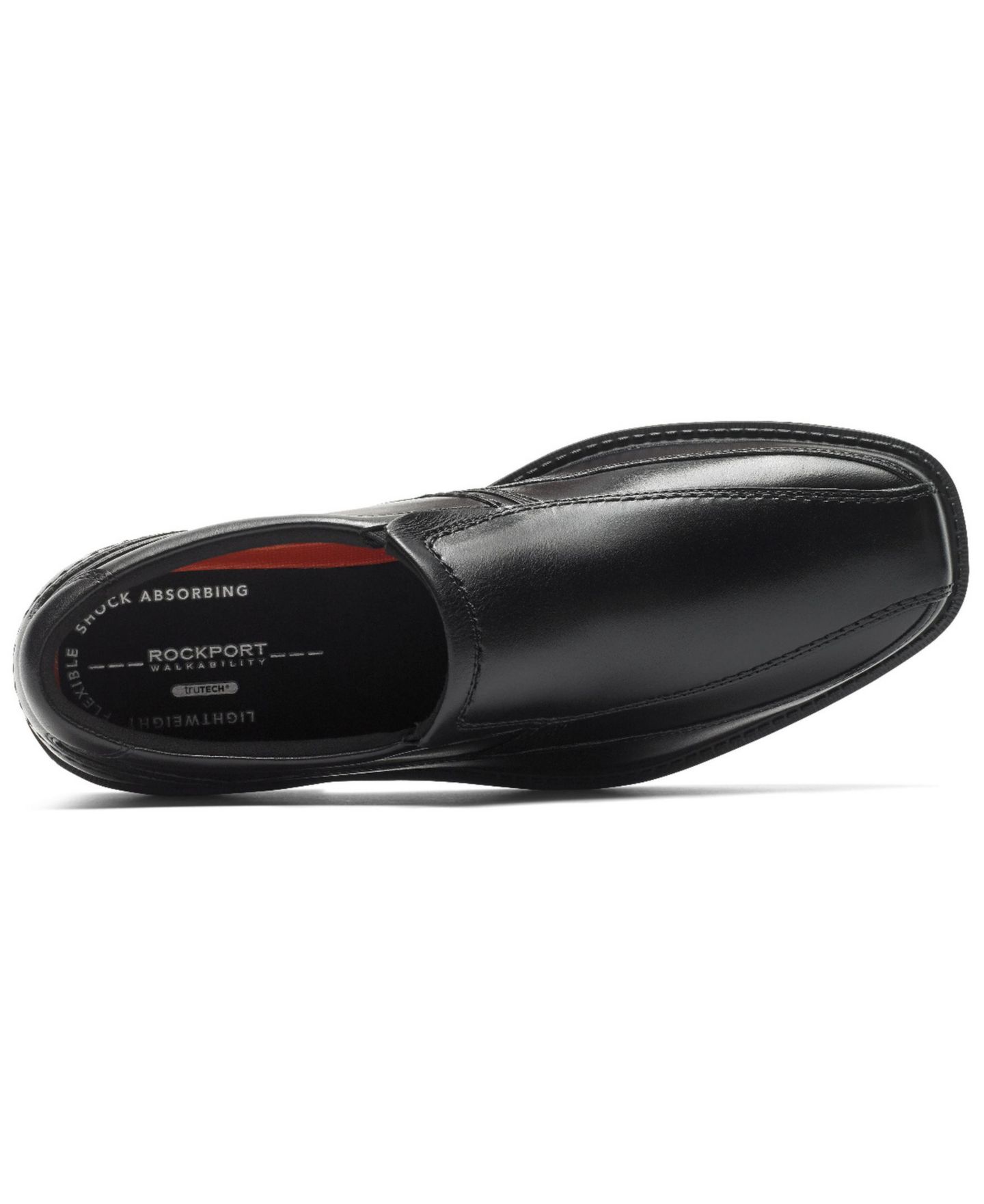 Мужские туфли Rockport Style Leader 2 Bike Slip On, цвет: Чёрный — фото 4