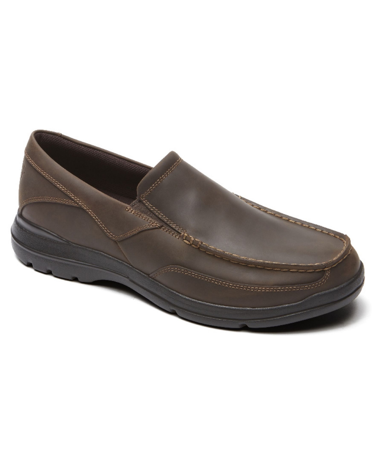 Rockport Men's Junction Point Slip On Shoes Men's Shoes In Chocolate