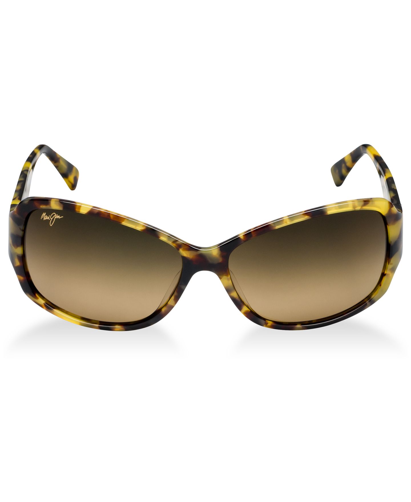 Женские солнцезащитные очки Maui Jim Polarized Nalani Sunglasses, 295, цвет: Черепаховый синий / Бронзовый — фото 3