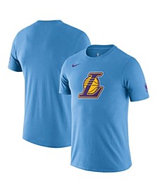 Men's Powder Blue Los Angeles Lakers 2021/22 City Edition Essential Logo T-shirt