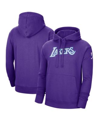 Los Angeles Lakers Nike City Edition Club Performance Pullover Hoodie -  Purple