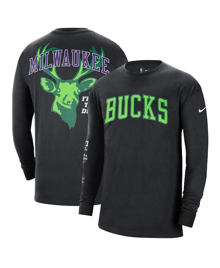 Milwaukee Bucks City Edition Men's Nike NBA T-Shirt.