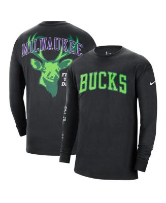 The Wild Collective Deer District Milwaukee Bucks Long Sleeve T-Shirt / x Large
