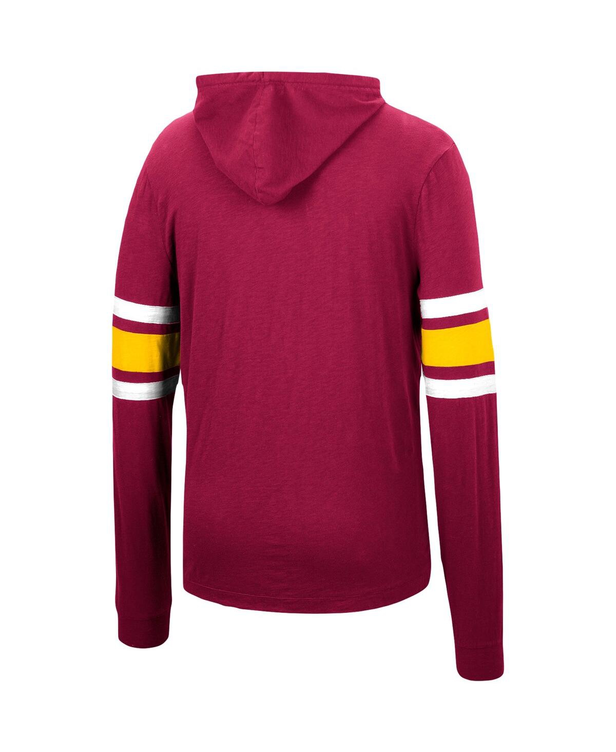 Men's ColosseumArizona State Sun Devils Lebowski Hoodie Long Sleeve T-shirt - Maroon