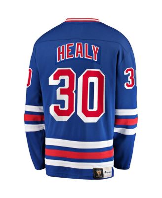 Men's Glenn Healy Blue New York Rangers Premier Breakaway Retired Player Jersey