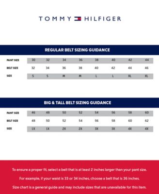 tommy hilfiger big and tall size guide