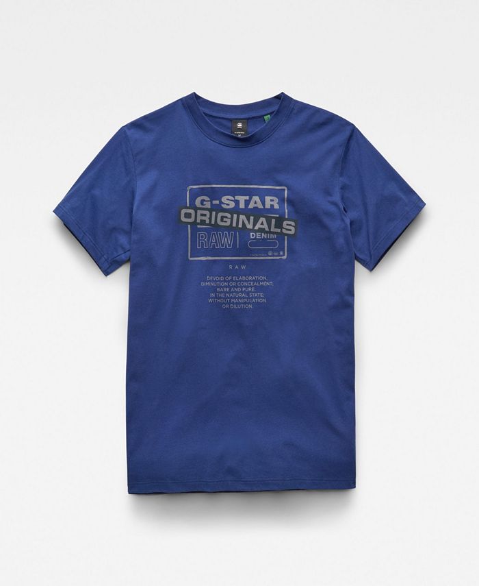 GStar Raw Men's Originals Logo Tshirt Macy's
