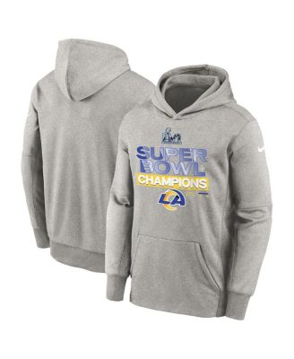 Nike Big Boys Heather Gray Los Angeles Rams Super Bowl LVI Champions Locker  Room Trophy Collection Pullover Hoodie - Macy's