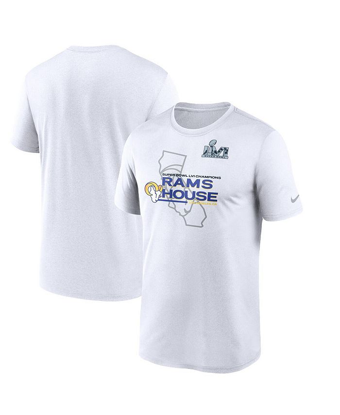 LOS ANGELES RAMS SUPER BOWL LVI CHAMPS MEN'S SCHEDULE T-SHIRT