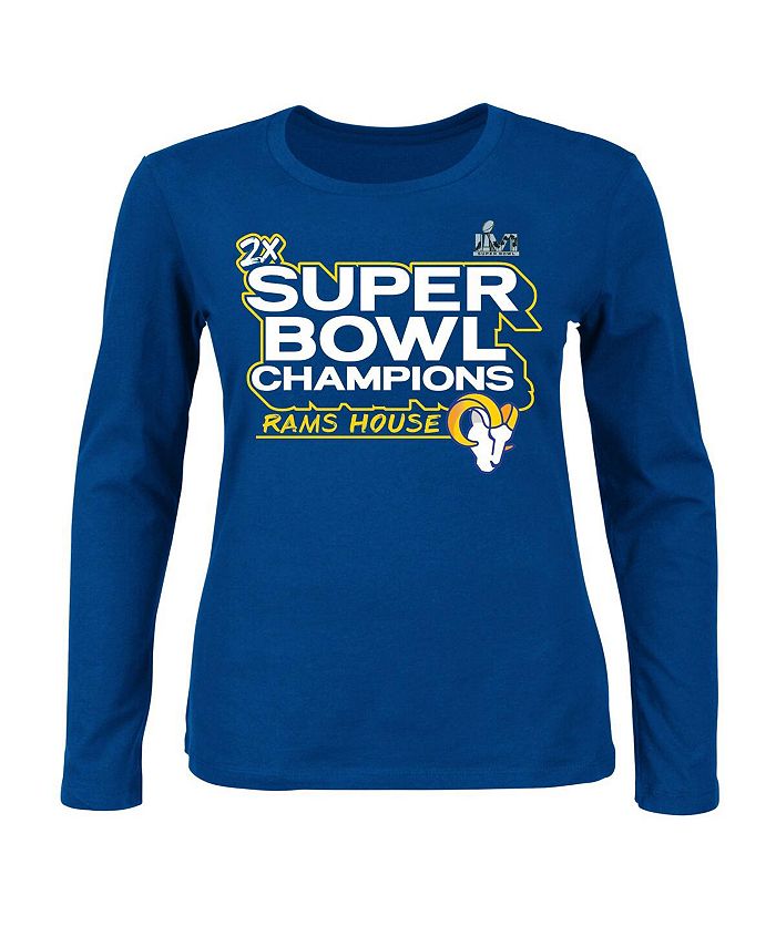 Men's Fanatics Branded Royal Los Angeles Rams Super Bowl LVI