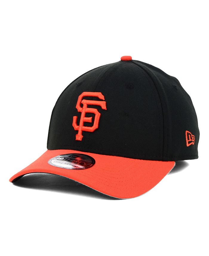 New Era Men's San Francisco Giants 39Thirty Alternate Classic Black Stretch  Fit Hat