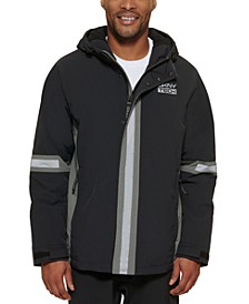 Men's Colorblocked Tech Hooded Jacket