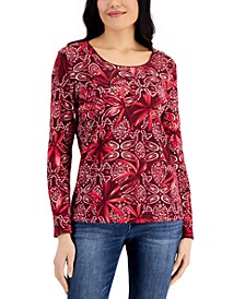 Women's Printed Top, Created for Macy's