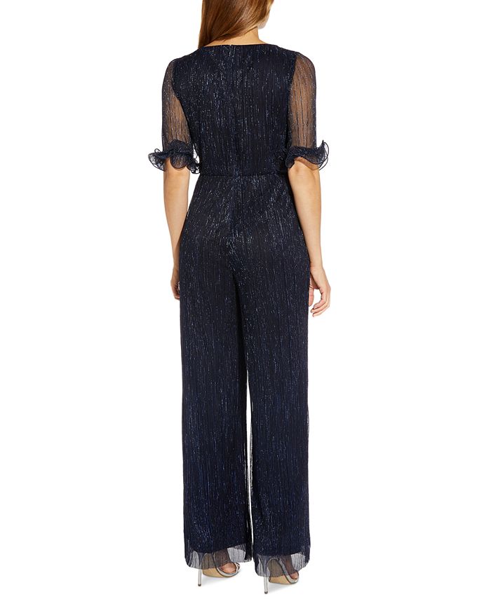 Adrianna Papell MeshSleeve Jumpsuit Macy's