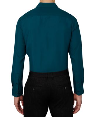 Men's Regular Fit Solid Wrinkle Free Performance Dress Shirt