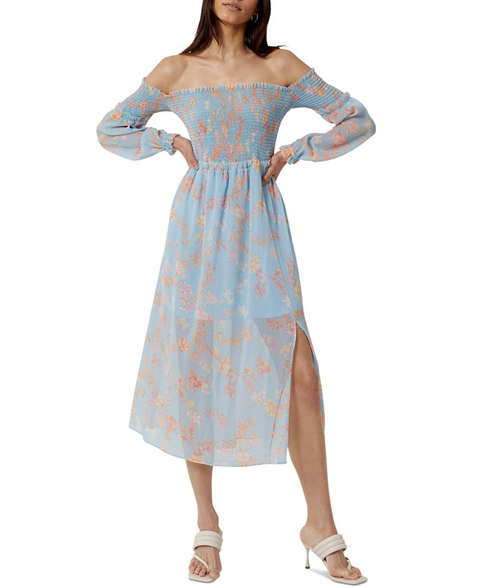 French connection off the shoulder dress top