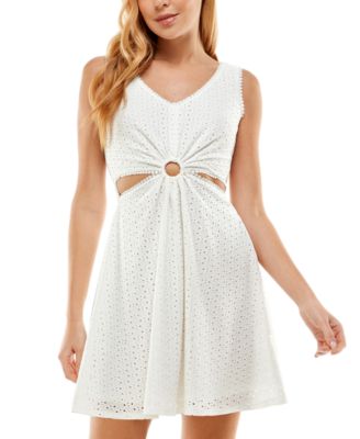 juniors eyelet dress