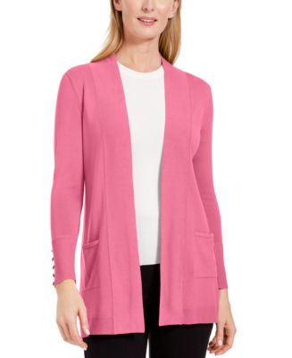 JM Collection Open-Front Cardigan, Created for Macy's & Reviews ...
