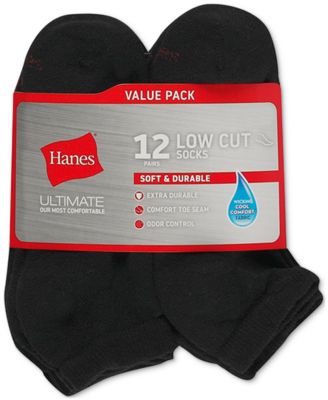 Men's 12-Pk. Low Cut Socks