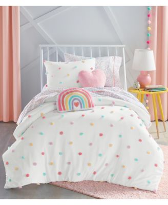 Charter Club Kids - Tufted Dot 3-Pc. Full/Queen Comforter Set, Created for Macy's