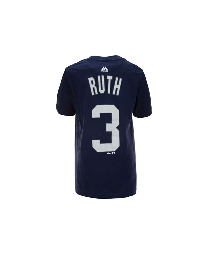 Majestic, Shirts, New York Yankees Babe Ruth Jersey