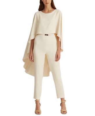 ralph lauren cape overlay jumpsuit