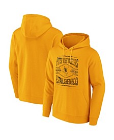 Men's NFL x Darius Rucker Collection by Gold Pittsburgh Steelers 2-Hit Pullover Hoodie
