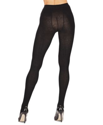 Women's Cashmere Ribbed Cozy Sweater Tights