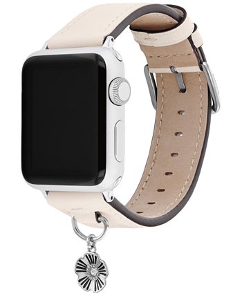 COACH Chalk Leather Apple Watch Band 38/41mm & Reviews - All