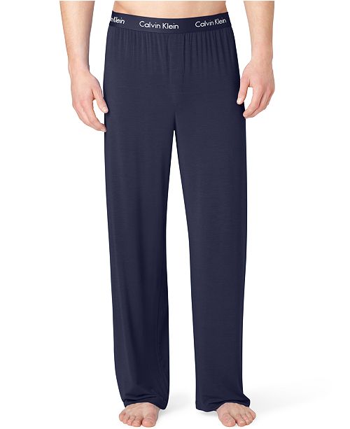 Calvin Klein Men's Sleepwear, Body Modal Pajama Pant U1143 & Reviews ...