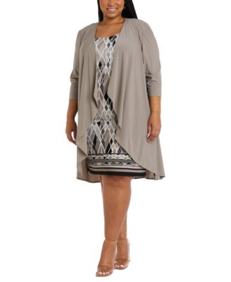 black jacket dress plus size