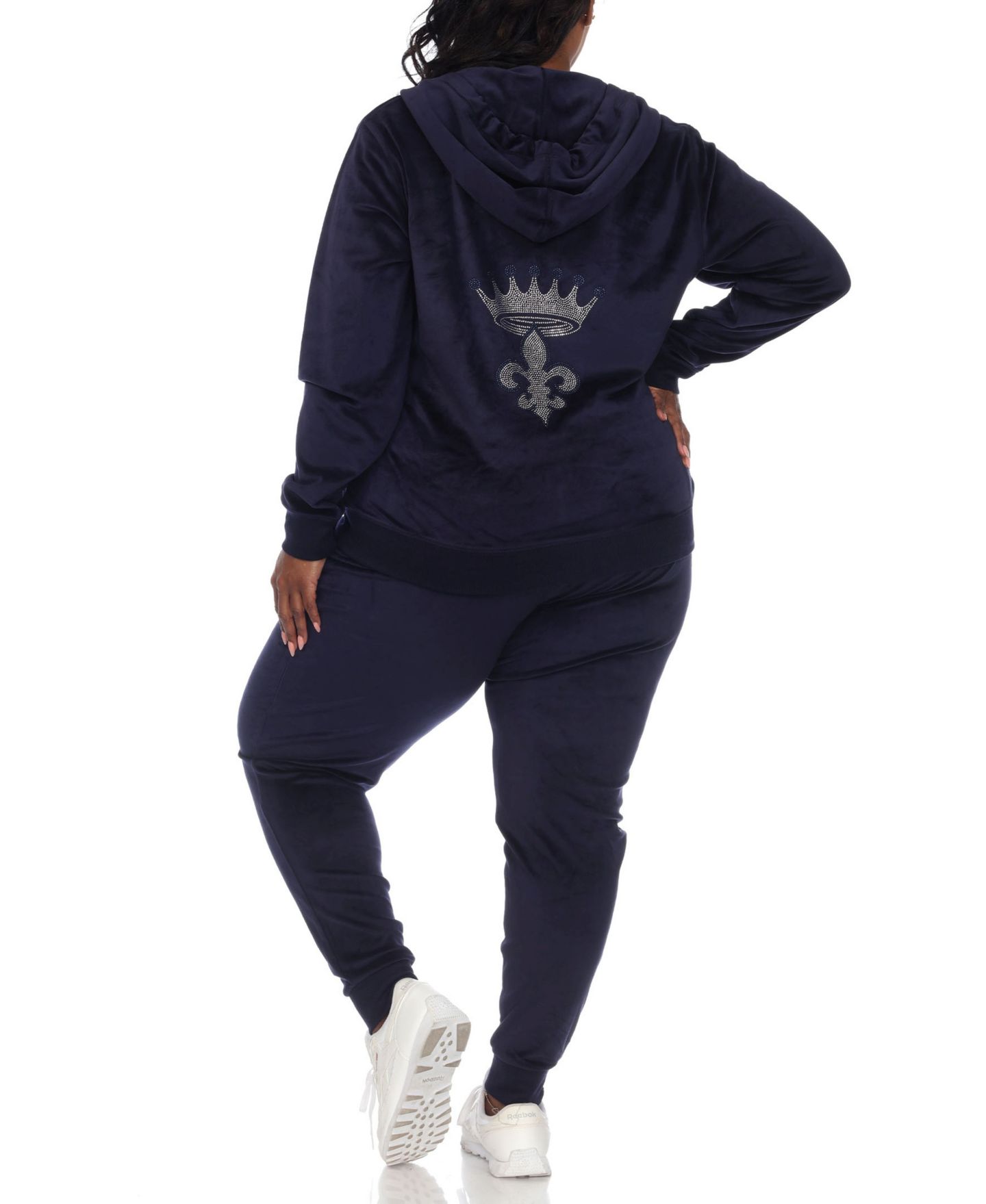Пижамный комплект Tracksuit, 2 предмета — White Mark, цвет: Тёмно-синий — фото 3
