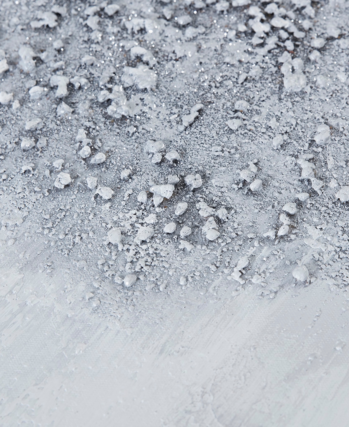 Madison Park Silver Glimmer Hand Brush Embellished Canvas Set, 2 Piece - Silver-Tone