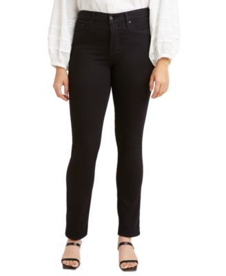 Levi's 312 Shaping Slim Leg Jeans In Soft Black | ModeSens