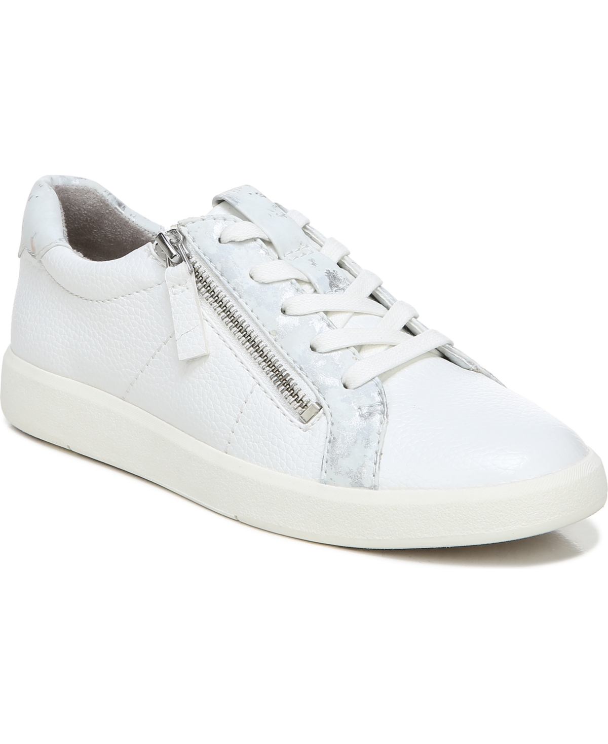 naturalizer white leather sneakers