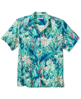 Tommy Bahama - Men's Seaside Botanic IslandZone&reg; Floral-Print Camp Shirt