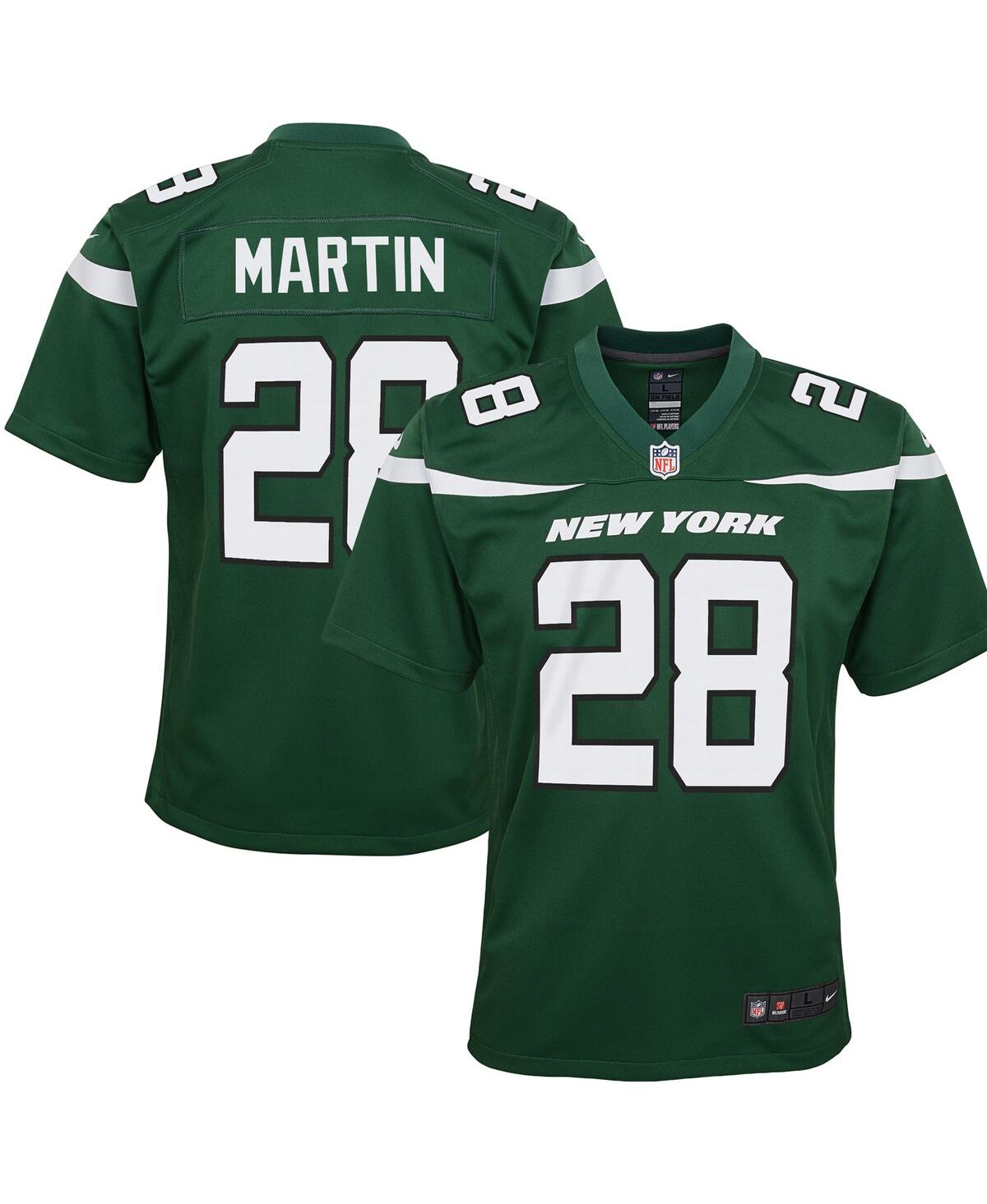 Boys Youth Nike Curtis Martin Gotham Green New York Jets Game Jersey