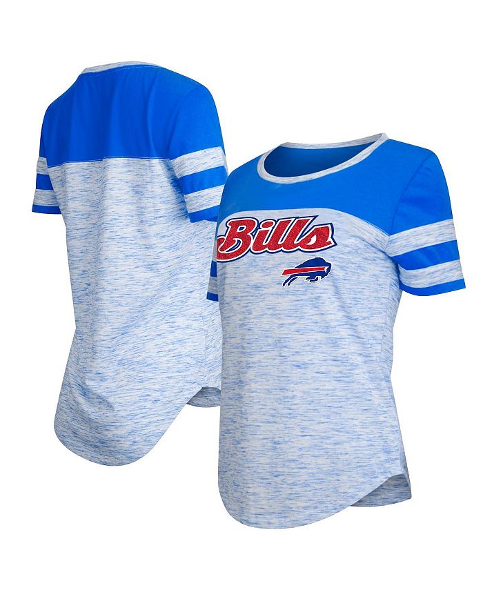 New Era Women's Royal Buffalo Bills Glitter Gel T-shirt - Macy's