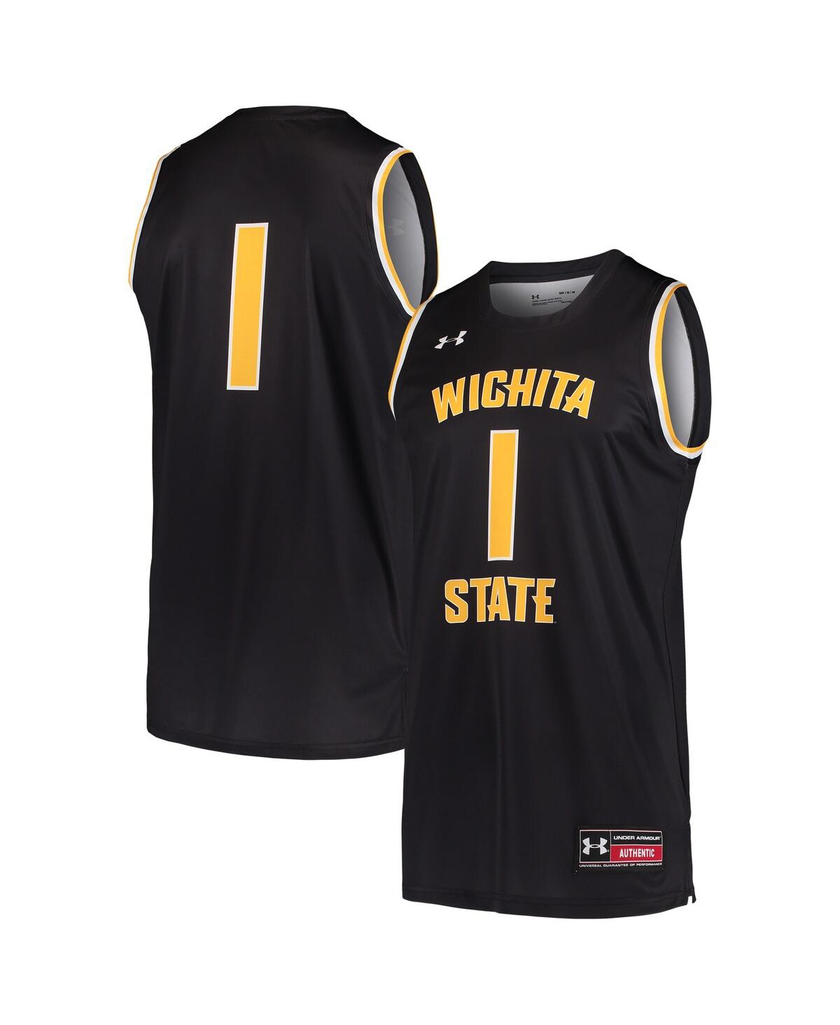 Men's Under Armour Black #1 Wichita State Shockers Basketball Replica Jersey - Black