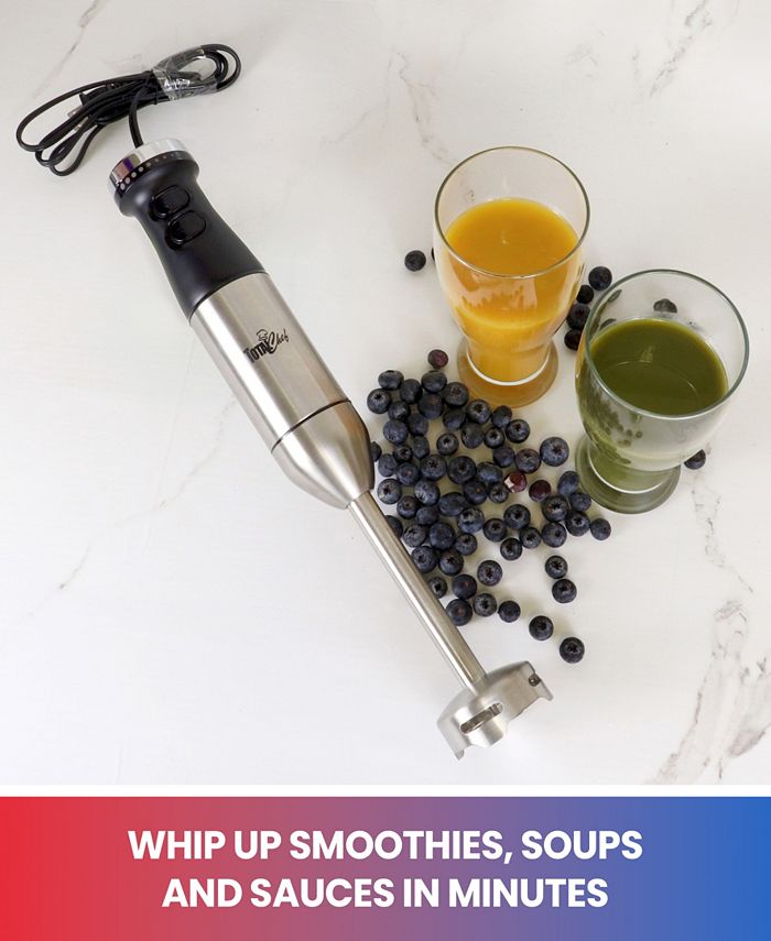 Total Chef Variable Speed Immersion Hand Blender 225 W with Turbo Boost