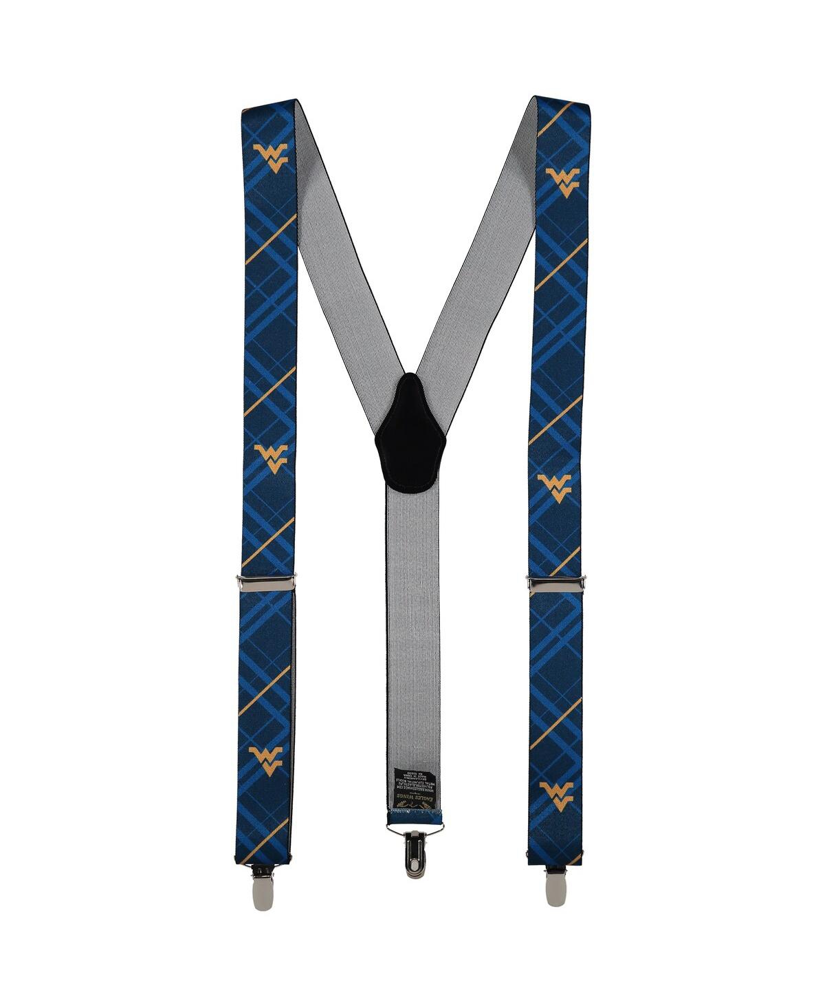 Men's West Virginia Mountaineers Suspenders - Navy