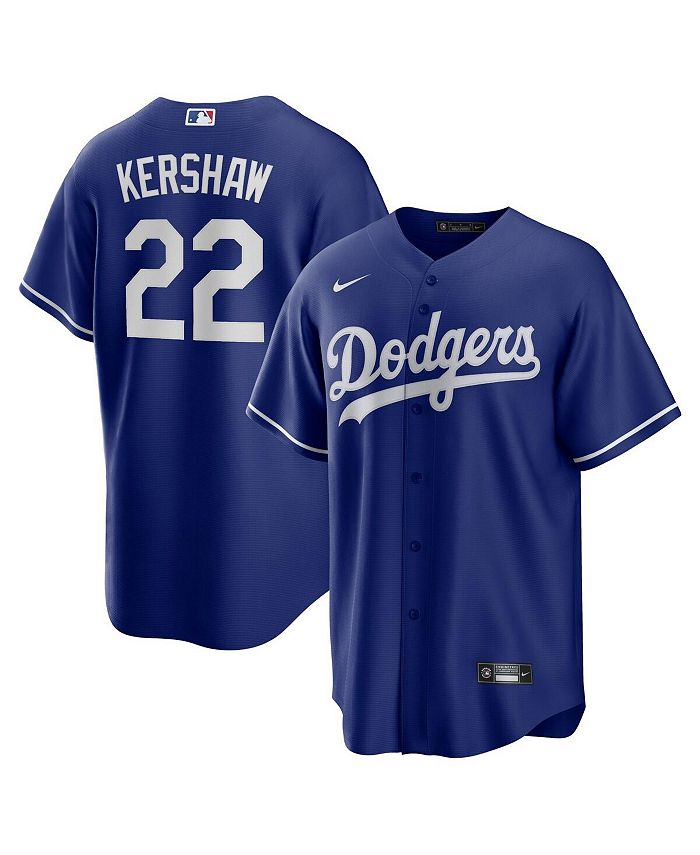 Nike Men's Clayton Kershaw Royal Los Angeles Dodgers Alternate Replica ...