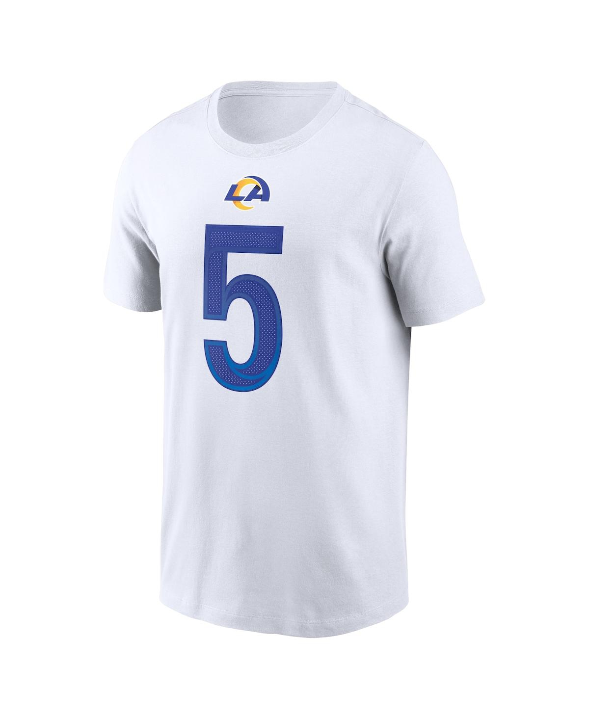 Men's Nike Jalen RamseyLos Angeles Rams Player Name Number T-shirt - White