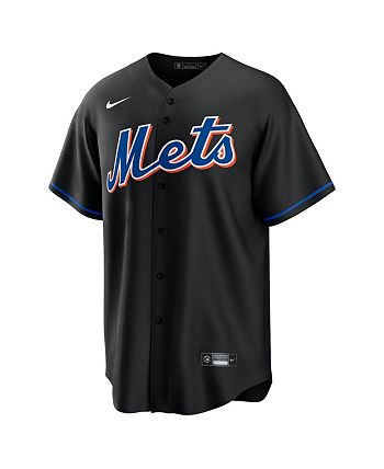 New York Mets Personalized Alternate Black Jersey by NIKE