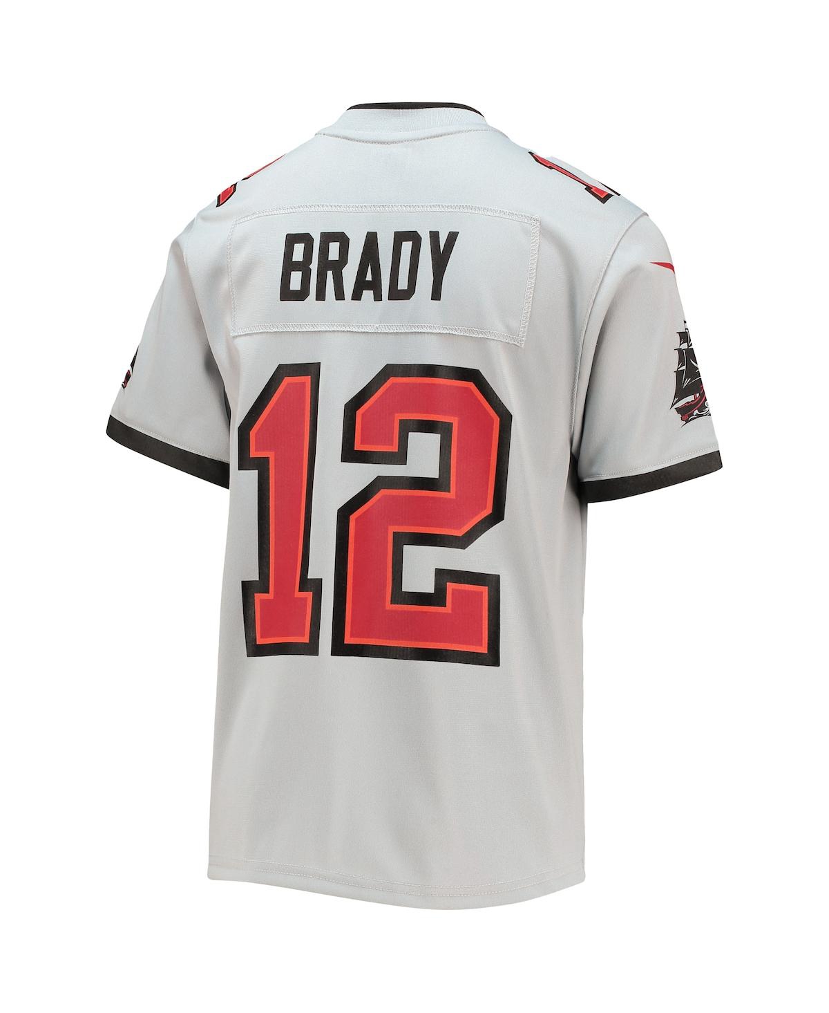 Big Boys Nike Tom BradyTampa Bay Buccaneers Inverted Team Game Jersey - Gray